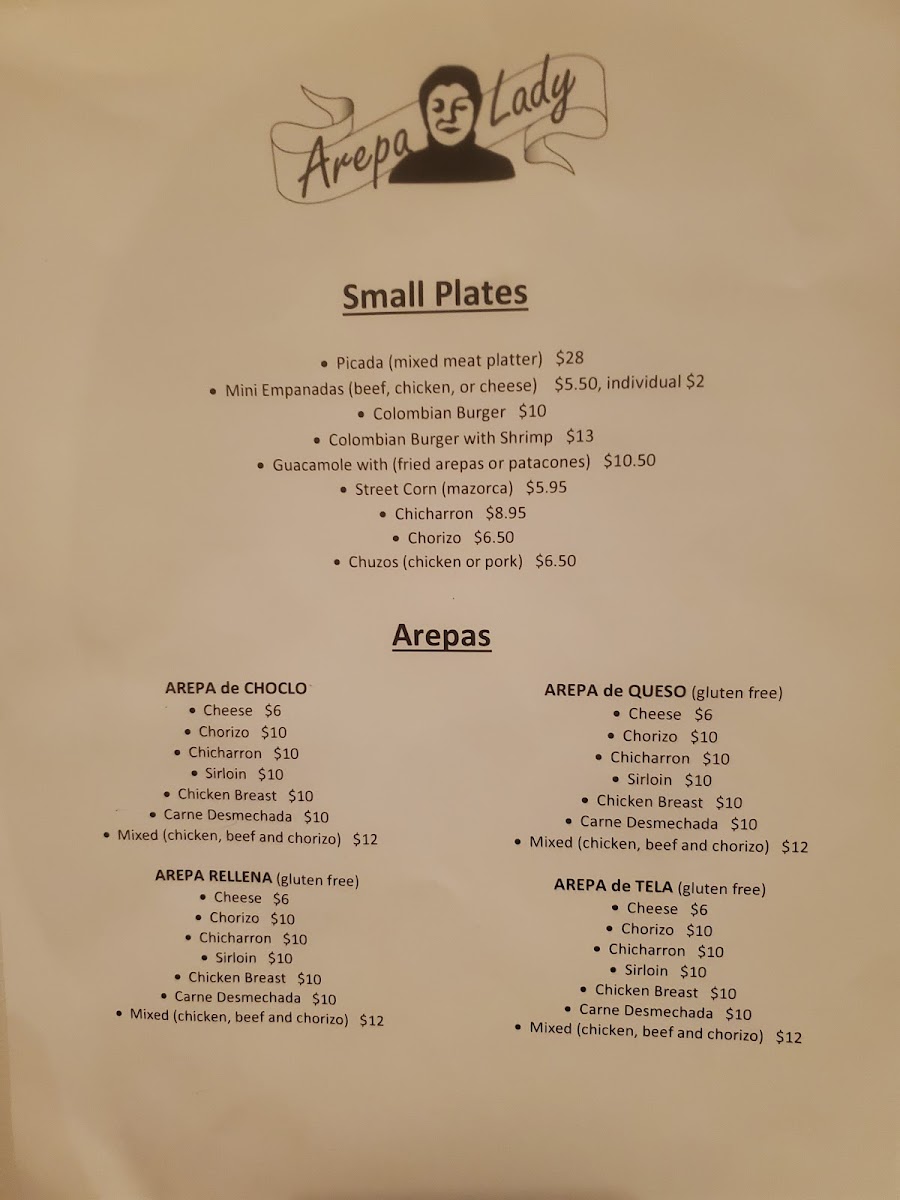 Arepa Lady Menu - Image 5